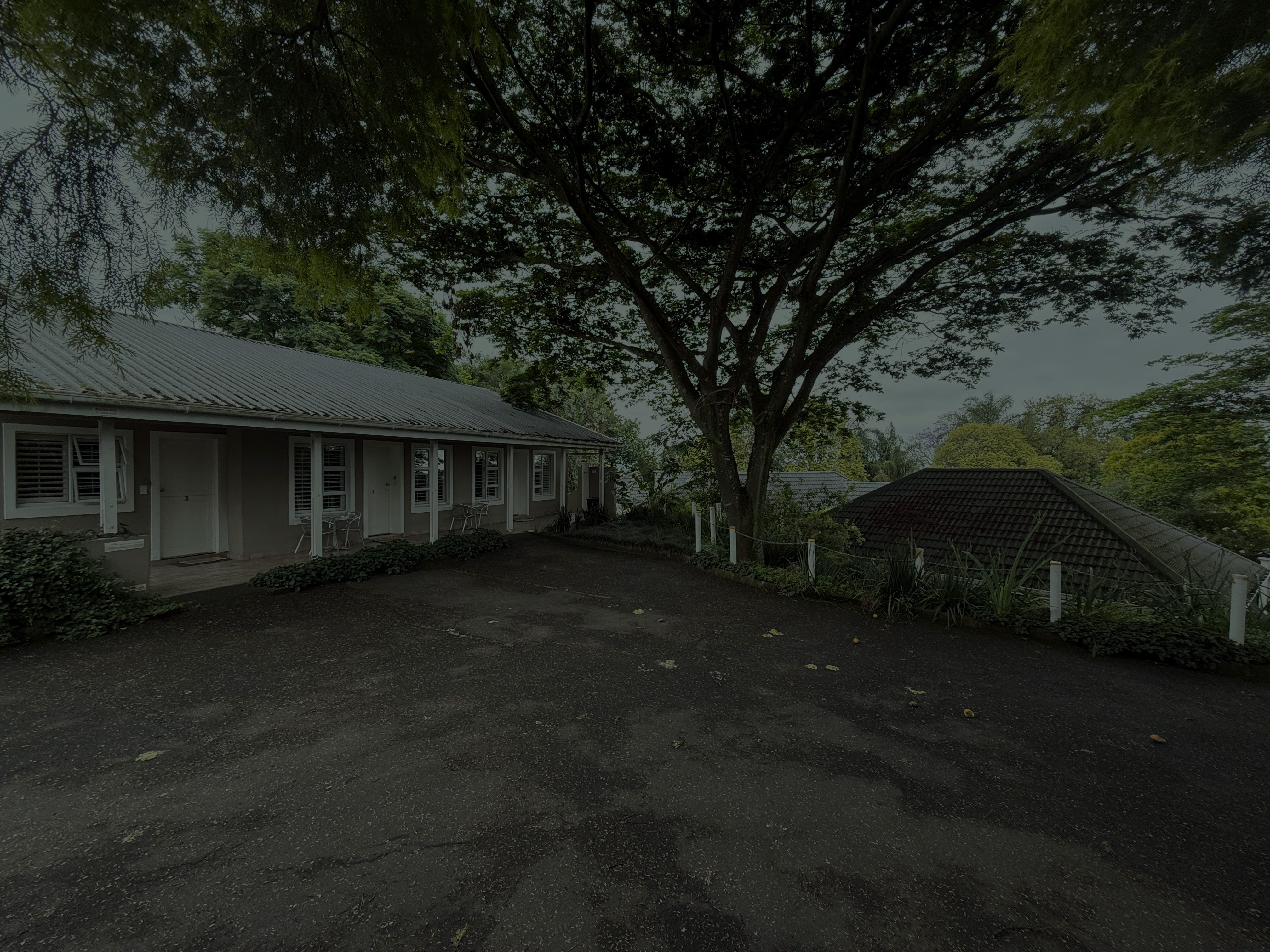 Greenlands garden and lodge exterior